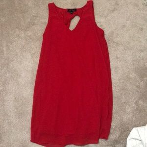 Red Macy’s dress